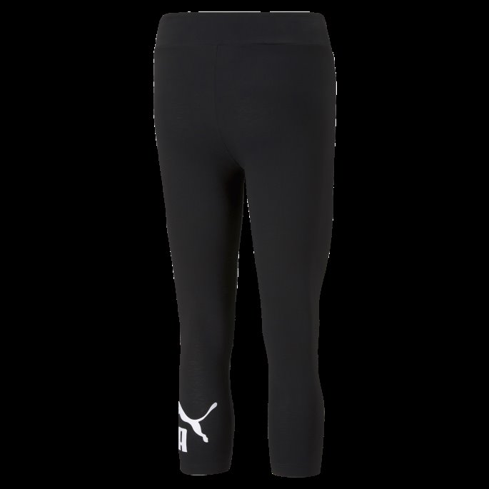 Svart Puma På Tilbud Essensielle Logo 3-4 Dameleggings