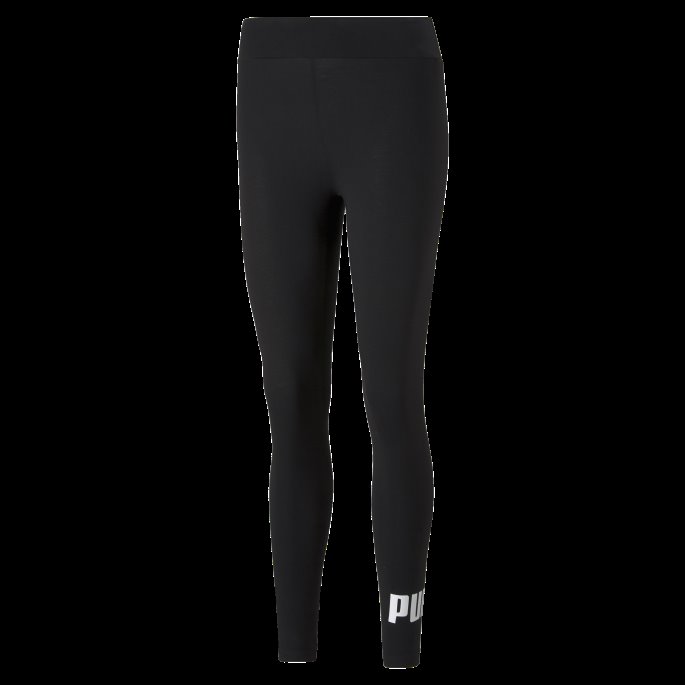 Essentials Logo Dameleggings Puma På Tilbud Svart
