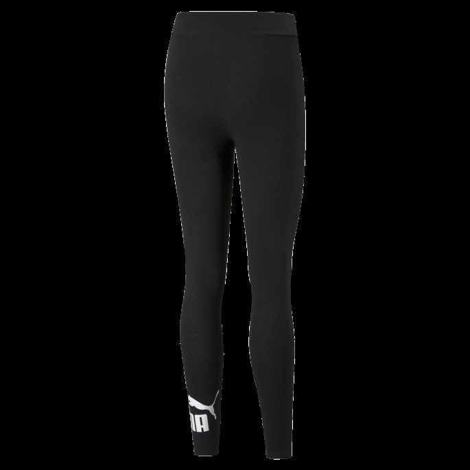 Essentials Logo Dameleggings Puma På Tilbud Svart