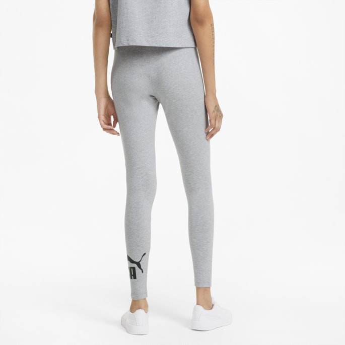 Essentials Logo Dameleggings Lysegrå Lyng Puma På Salg