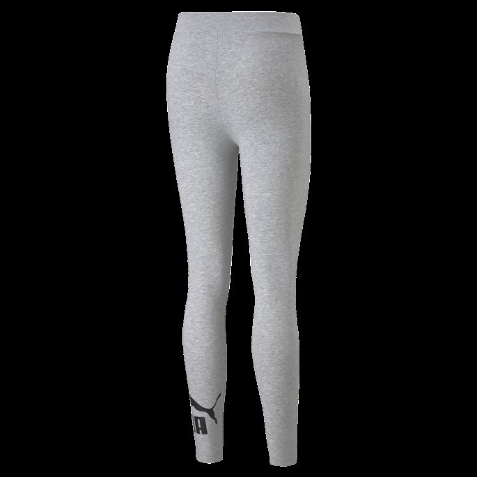 Lys Grå Lyng Essensielle Logo Dameleggings Puma På Salg
