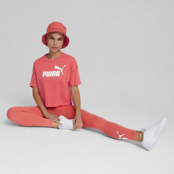 Essentials Logo Dameleggings Laks Puma På Salg
