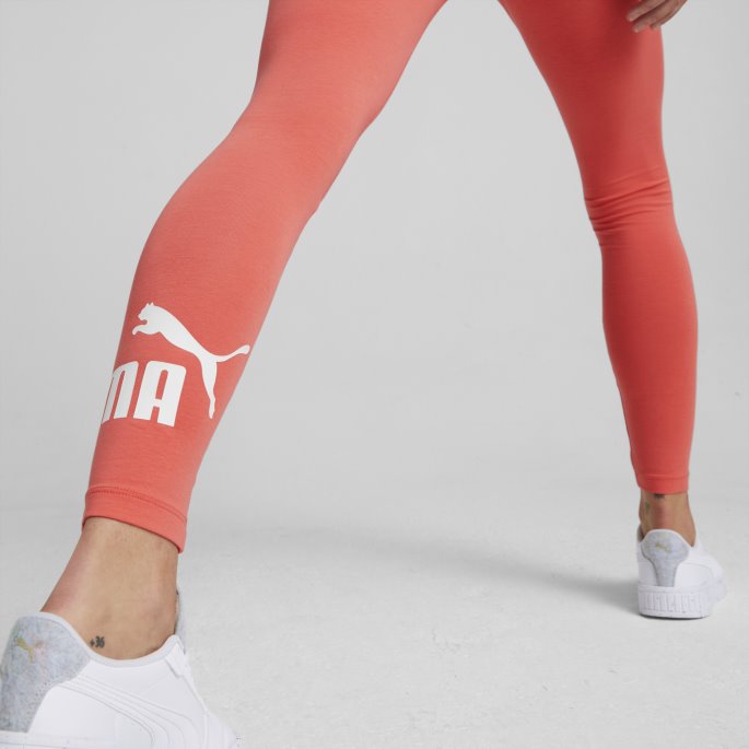 Essentials Logo Dameleggings Laks Puma På Salg