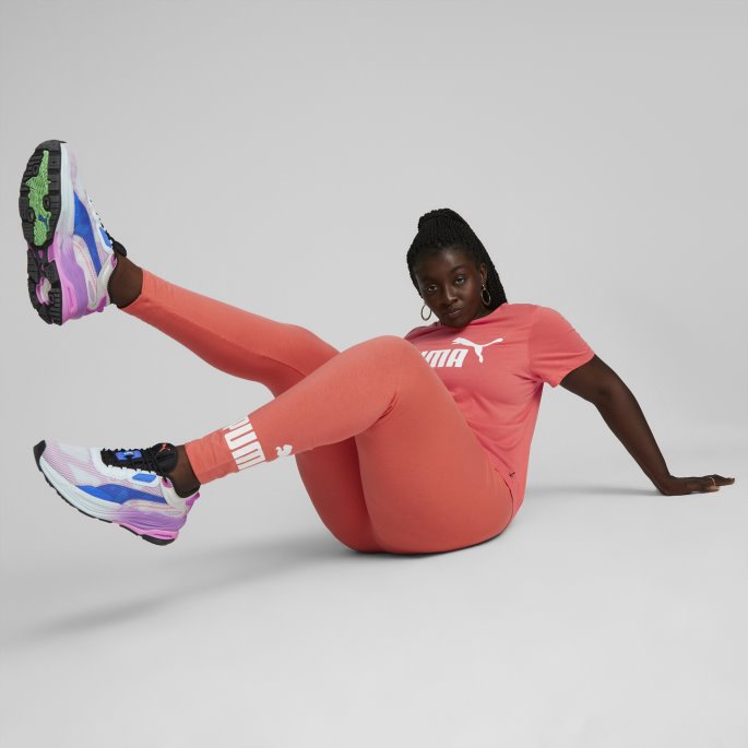 Puma På Salg Nødvendigheter Logo Dame Leggings Laks