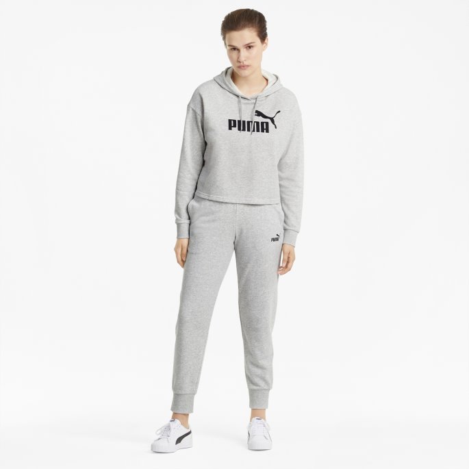 Essentials Dame Joggebukser Lys Grå Lyng Puma På Tilbud