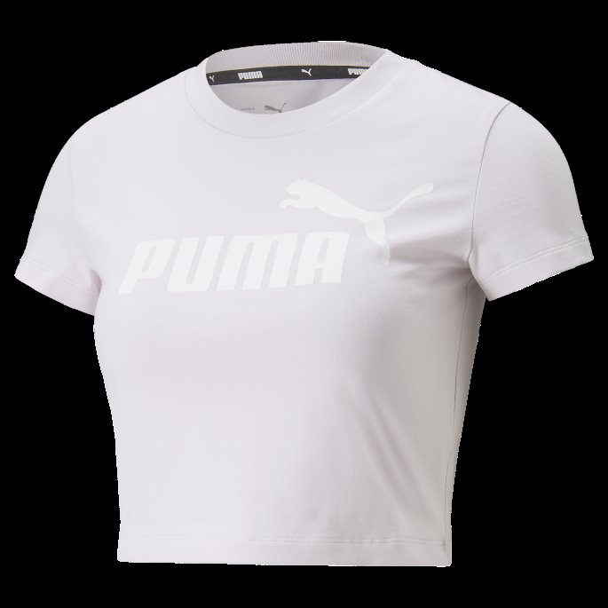 Puma På Tilbud Essensielle Slanke Logoer For Kvinner Lavendel Tåke