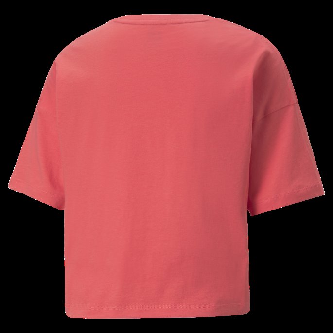 Puma På Salg Nødvendigheter Logo Cropped Dame Tee Laks
