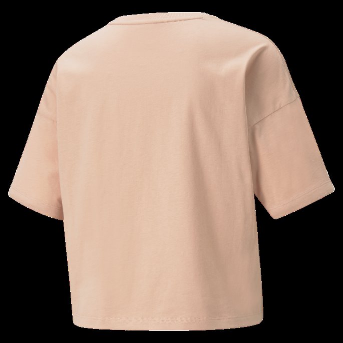 Rosett Essentials Logo Cropped Dame T-skjorte Puma På Salg