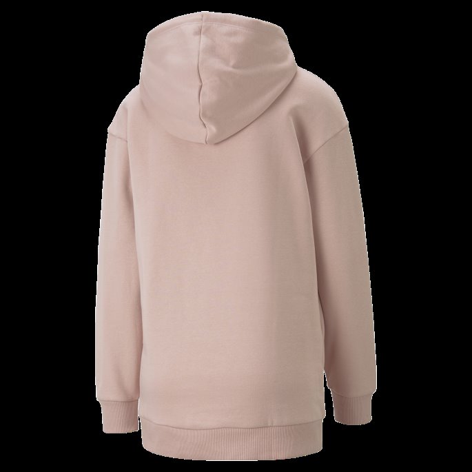 Essentials Logo Forlenget Hettegenser For Kvinner Rose Quartz Puma På Salg