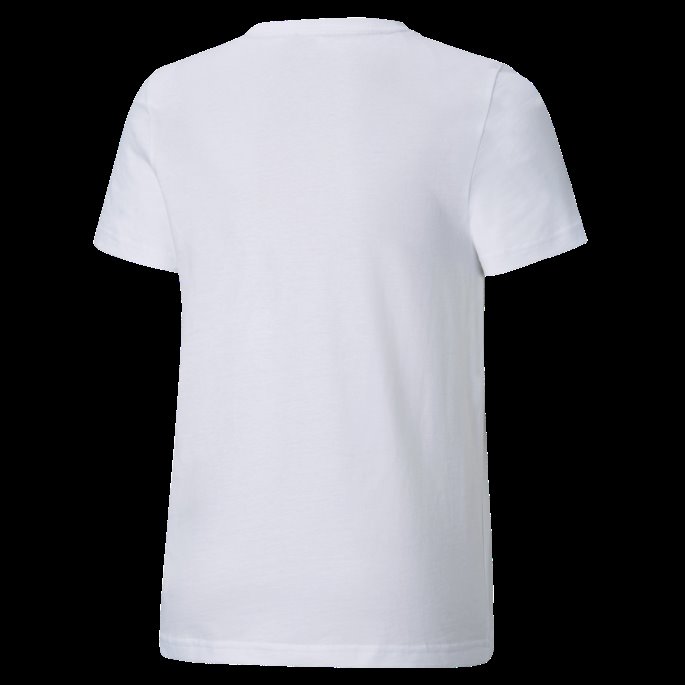 Essentials Logo Ungdomst-skjorte Hvit Puma På Salg