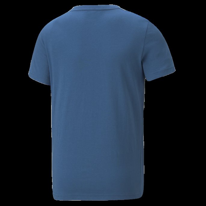 Essentials Logo Ungdoms T-skjorte Lake Blue Puma På Salg