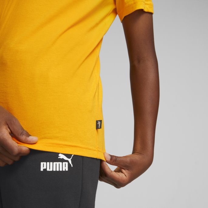 Essentials Logo Ungdomst-skjorte Puma På Salg Mandarin