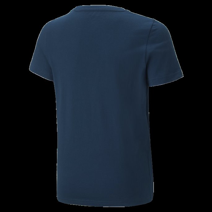 Marineblå Essentials Logo Ungdomst-skjorte Puma På Salg