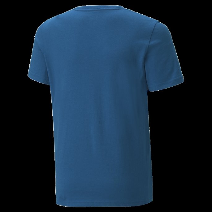 Essentials+ Tofarget Logo Ungdomst-skjorte Lake Blue Puma På Salg