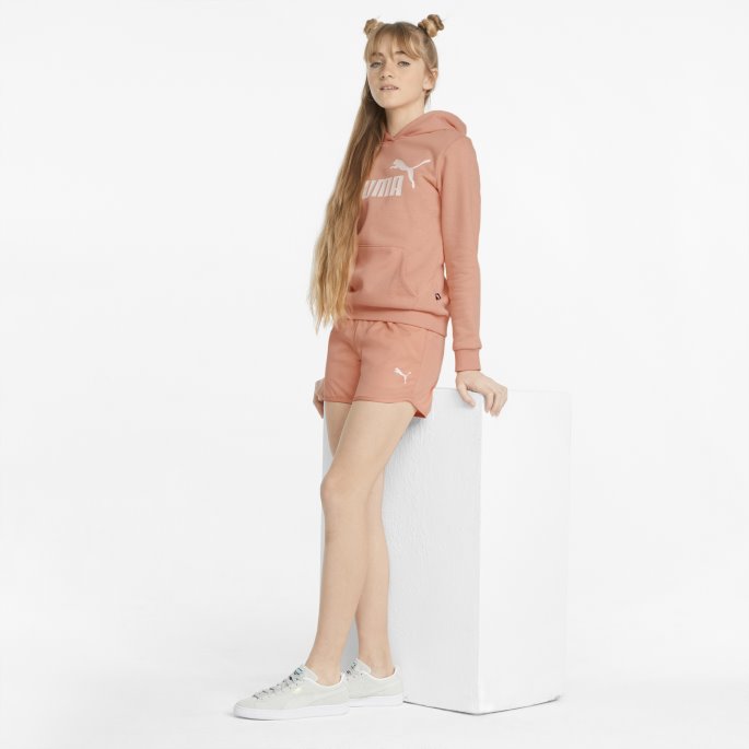 Puma På Tilbud Aktiv Ungdomsshorts Ferskenrosa