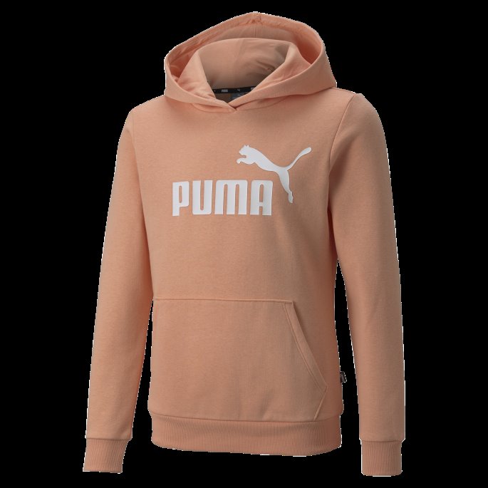 Puma På Salg Nødvendigheter Logo Ungdomshettegenser Fersken Rosa