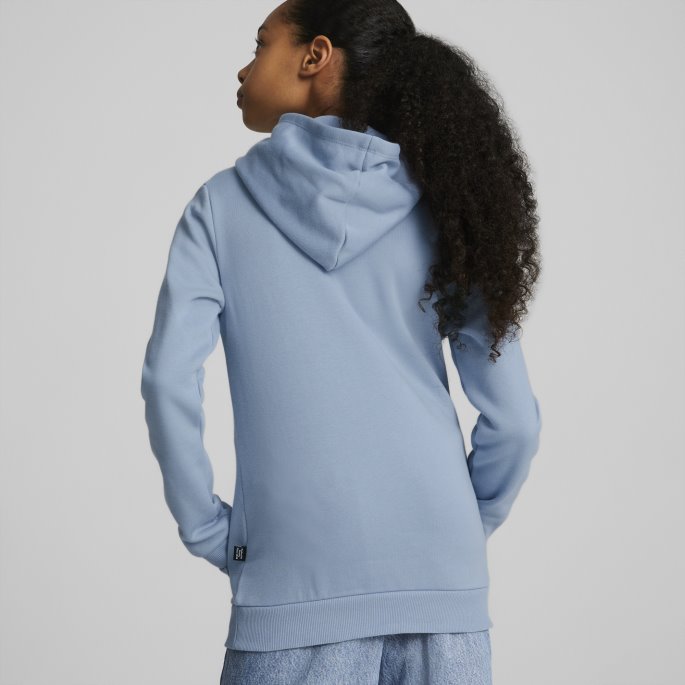 Puma På Salg Nødvendigheter Logo Ungdomshettegenser Blå Vask