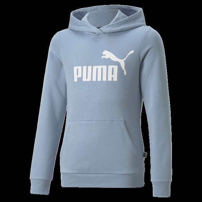 Puma På Salg Nødvendigheter Logo Ungdomshettegenser Blå Vask