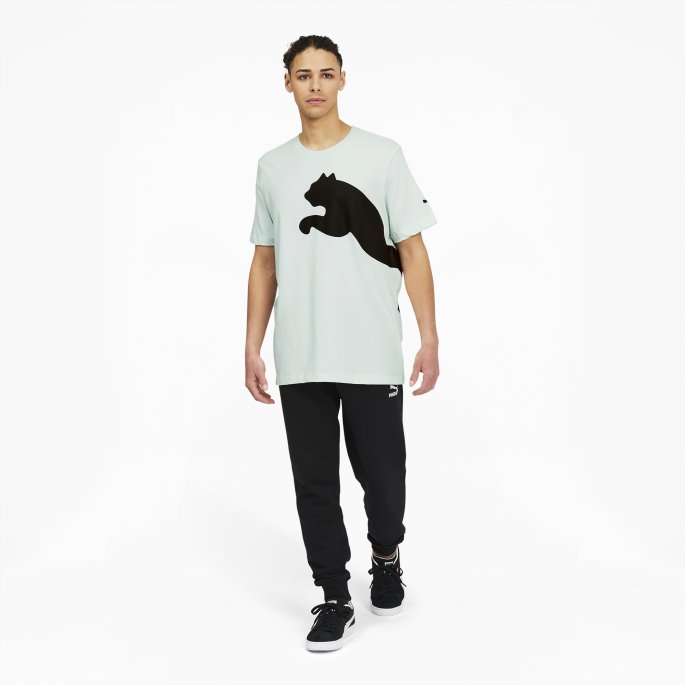 Puma På Tilbud Ice Flow Overdimensjonert Logo Herre-t-skjorte