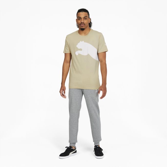 Kitt Oversized Logo Herre T-skjorte Puma På Salg