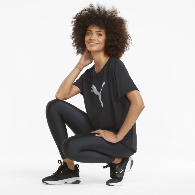 Svart Evostripe T-skjorte Puma For Kvinner På Salg