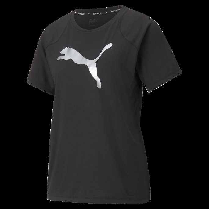Svart Evostripe T-skjorte Puma For Kvinner På Salg