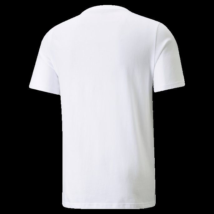 Puma På Tilbud Grafisk Metallic Regular Fit Herre T-skjorte Hvit