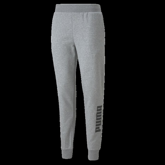 Mellomgrå Lyng Puma På Tilbud Power Joggebukse For Menn
