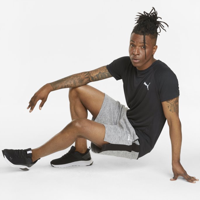 Puma På Tilbud Svart Evostripe Herre-t-skjorte