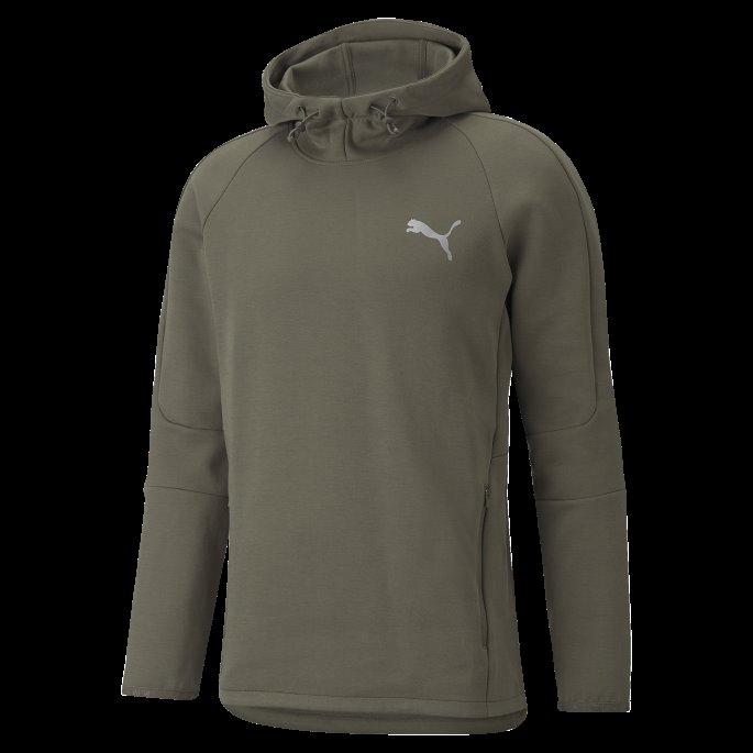 Puma På Tilbud Evostripe Hettegenser For Menn Drueblad