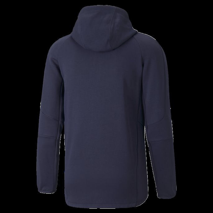 Evostripe Hettegenser For Menn Med Full Glidelås Puma På Tilbud Peacoat