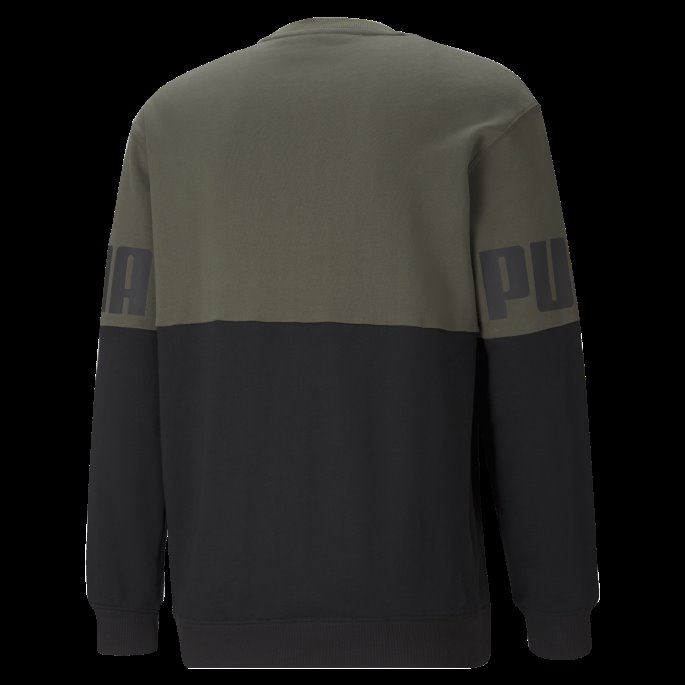 Grape Leaf Power Colourblock Rund Hals Herregenser Puma På Salg