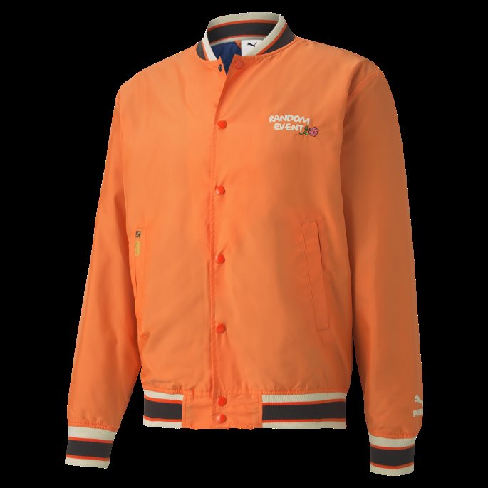 Puma På Tilbud X Randomevent Bomberjakke Vermillion Oransje