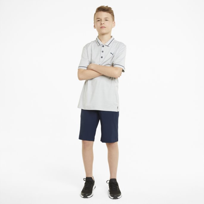 Marineblå Blazer Stretch Golfshorts Til Gutter Puma På Tilbud