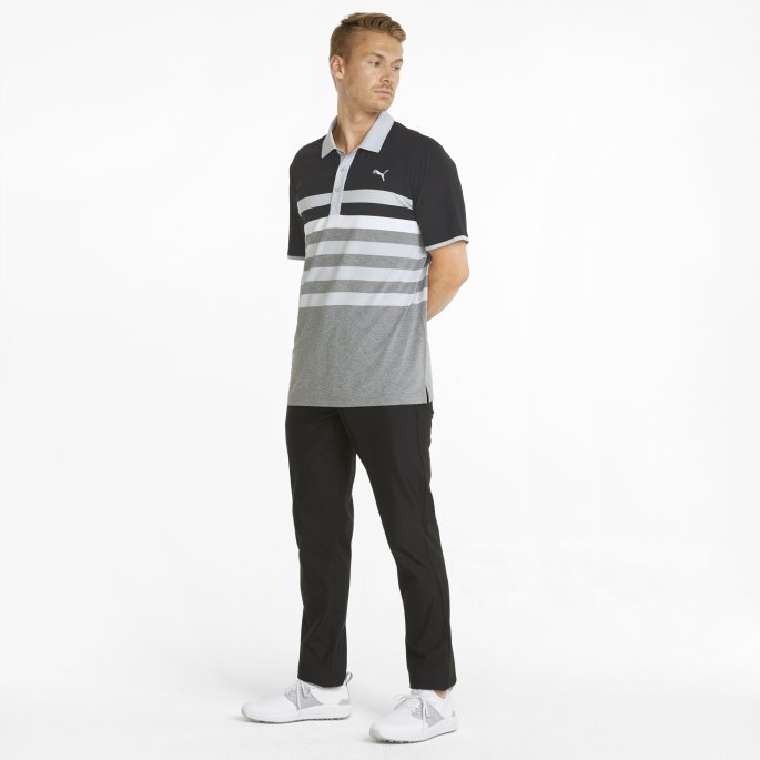 Svart-høyhest Mattr Enveis Golfpoloskjorte Herre Puma På Tilbud
