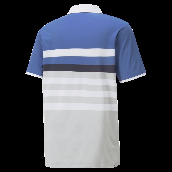 Mattr One Way Herre Golf Poloskjorte Puma På Tilbud Lys Kobolt-lys Hvit