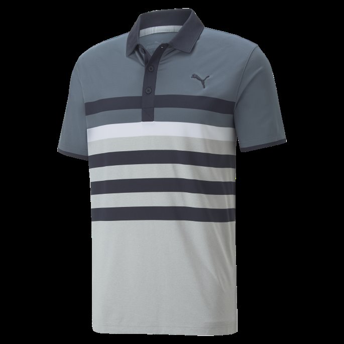 Puma På Tilbud Kveld Sky-marin Blazer Mattr Enveis Golf Poloskjorte For Menn