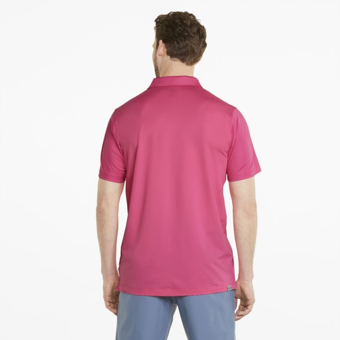 Puma På Tilbud Gamer Golf Poloskjorte For Menn Solnedgang Rosa