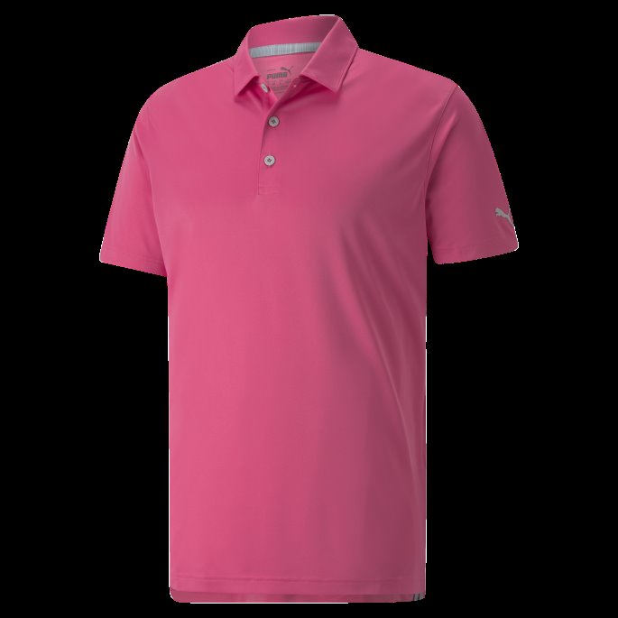 Puma På Tilbud Gamer Golf Poloskjorte For Menn Solnedgang Rosa