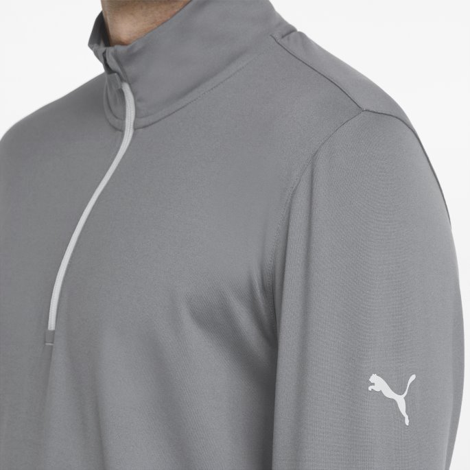 Gamer Golfgenser Med Kvart Glidelås Puma På Tilbud Rolig Nyanse