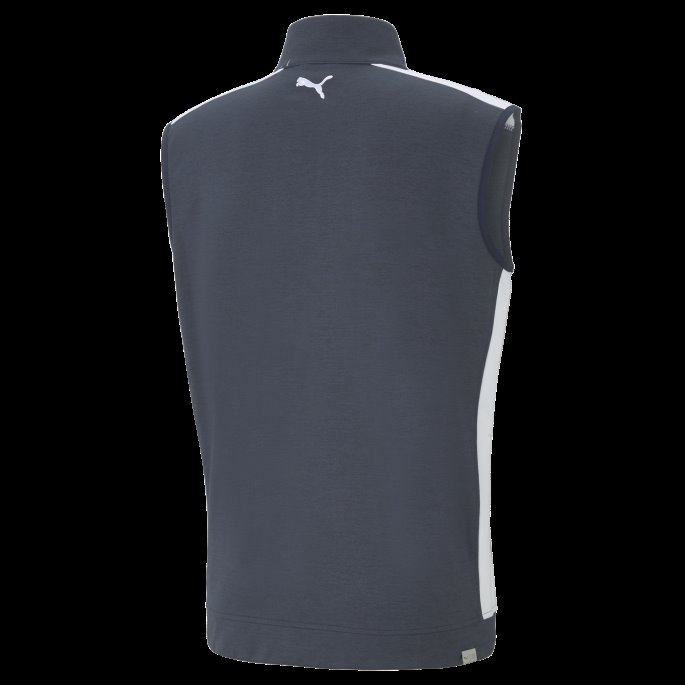Puma På Tilbud Skyspunnet T7 Golfvest For Menn Marine Blazer-lys Hvit