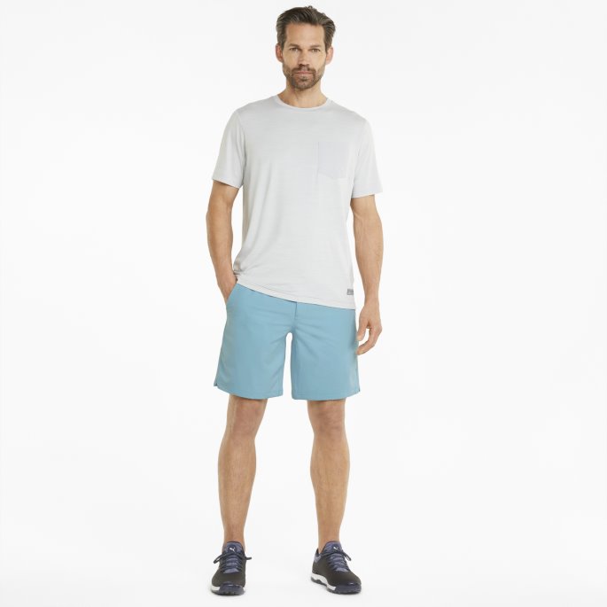 Støvete Aqua Egw Walker Golfshorts For Menn Puma På Tilbud