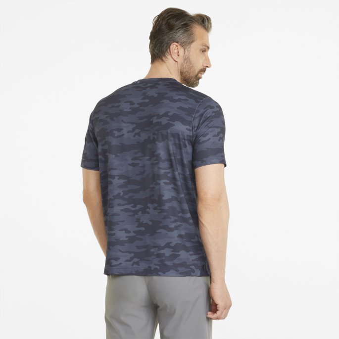 Egw Pushcart Lomme Herre Golf T-skjorte Marine Blazer-camo Puma På Salg