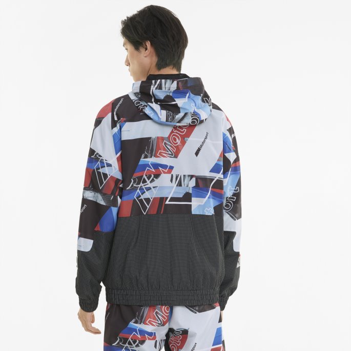 Bmw M Motorsport Street Printed Herrejakke Puma På Tilbud Svart