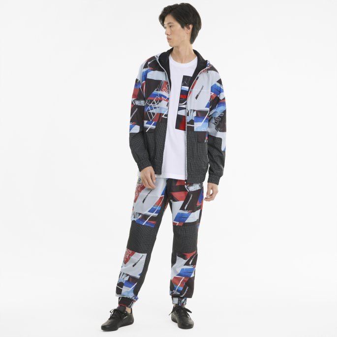 Bmw M Motorsport Street Printed Herrejakke Puma På Tilbud Svart