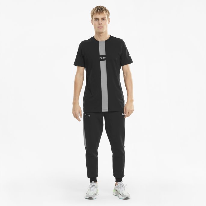 Sort Mercedes F1 T7 Joggebukse For Menn Puma På Tilbud