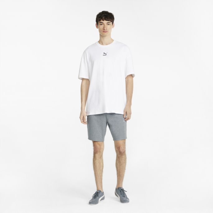 Puma På Tilbud Classics Herre Logo Shorts Mellomgrå Lyng