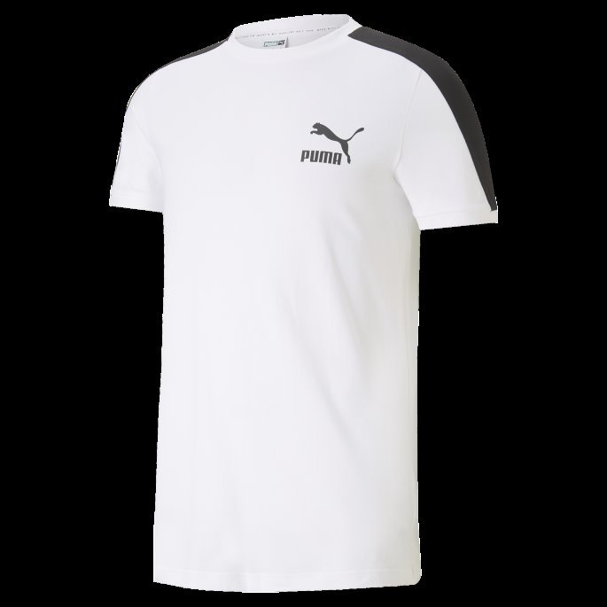 Puma På Tilbud Ikonisk T7 Herre-t-skjorte Hvit