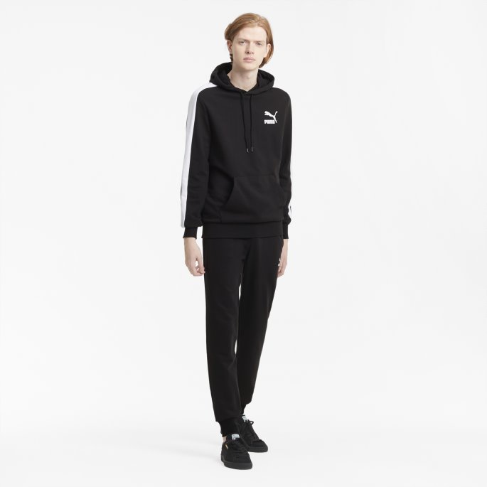 Puma På Tilbud Ikonisk T7 Hettegenser For Menn Svart