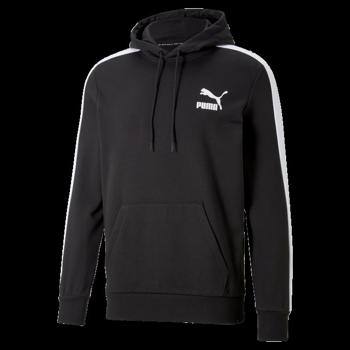 Puma På Tilbud Ikonisk T7 Hettegenser For Menn Svart